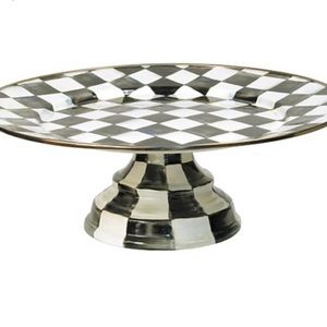 Mackenzie Childs Large Cake Platter NEW never used